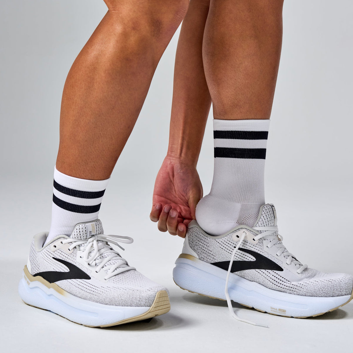 White High Top Stripe Mix
