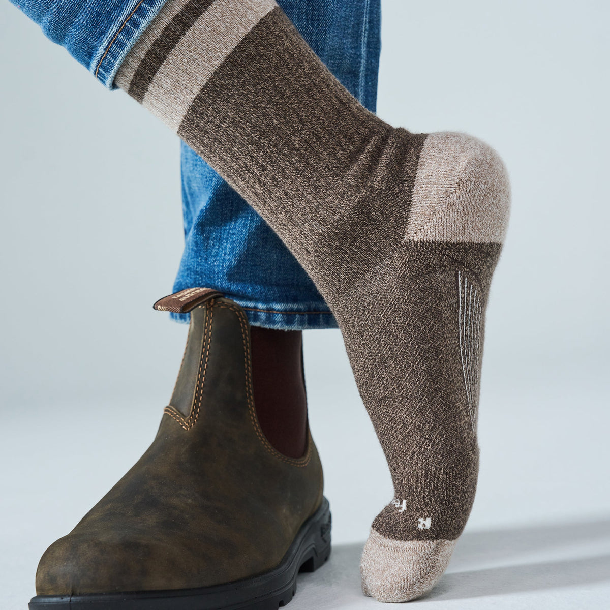 Taupe Blue Mix