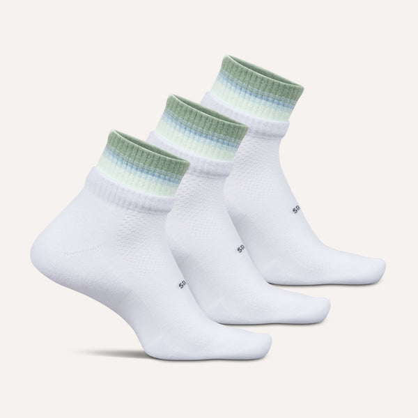 High Performance Max Cushion Stacked Quarter 3 Pack - Sage Mix