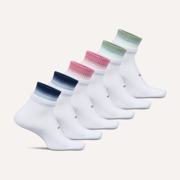 High Performance Max Cushion Stacked Quarter 6 Pack - Sky Rose Mix