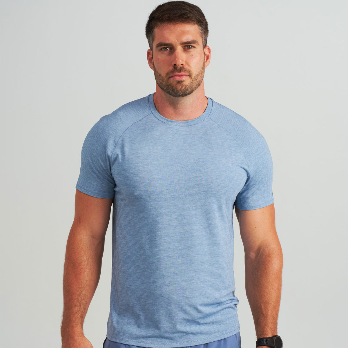 Slate Black Mix | model: Hunter is wearing a size XL - Waist 36" Inseam 34"  Chest 47½"