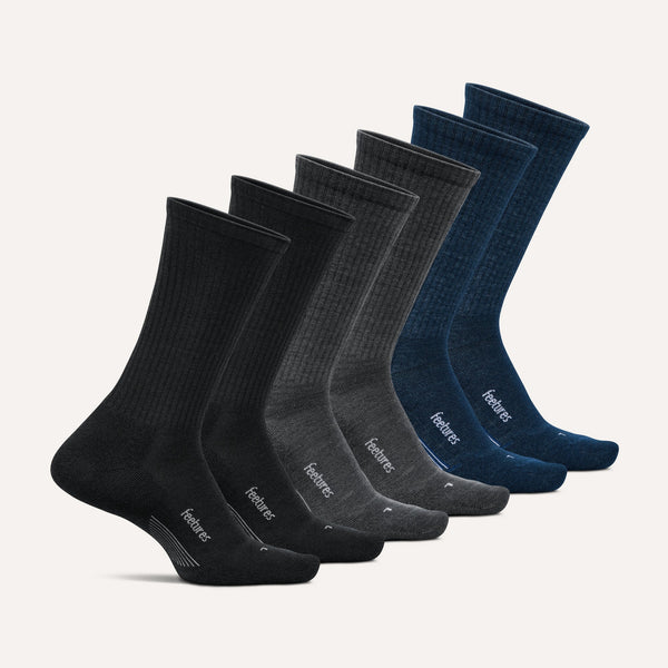 Merino 10 Max Cushion Crew 6 Pack - Basic Mix