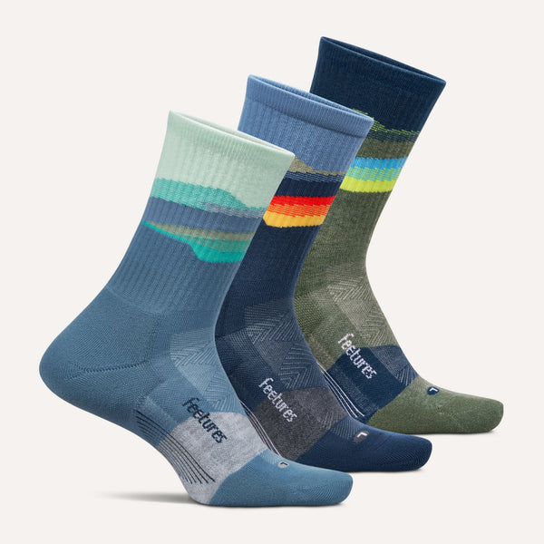 Trail Max Cushion Mini Crew 3 Pack - Tectonic Mix